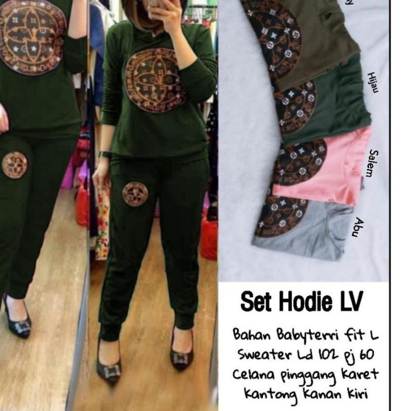 Set Hodie Set Lvior STELAN LVIOR SET LIVIA PD FASHION WANITA STELAN SANTAI STELAN