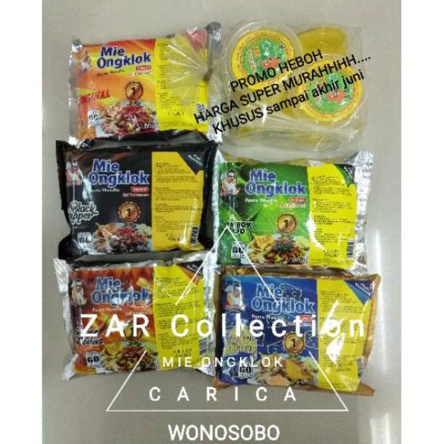 

PROMO SUPER SPCL MIE ONGKLOK INSTAN PLUS CARICA KHAS WONOSOBO