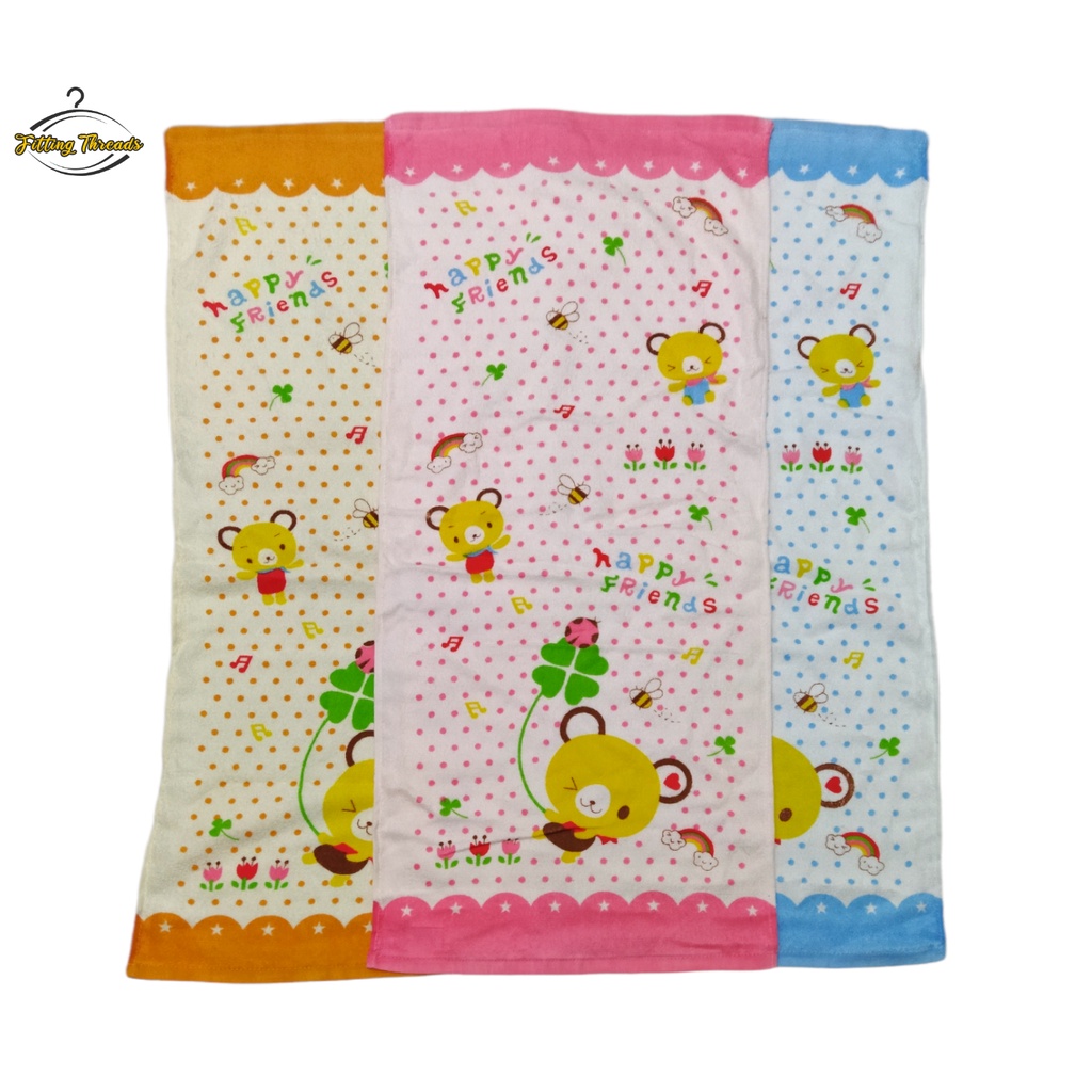 Handuk Mandi Bayi Microfiber Karakter DIXON Ukuran 35x80 cm / Handuk Olahraga