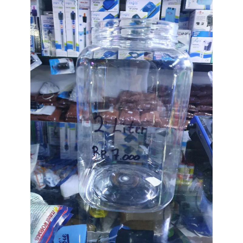 Toples Plastik Cupang Soliter Ukuran 2 liter