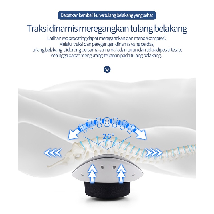 Lumbar Traction device alat terapi kesehatan fisioterapi punggung / Terapi Nyeri Pinggang / Alat Pijat Pinggang