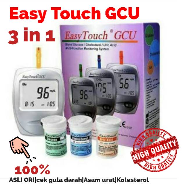 Alat Tes Cek Gula Darah Diabetes Kolesterol Asam Urat Easy Alat Tes Cek Gula Darah Diabetes Kolesterol Asam Urat Easy