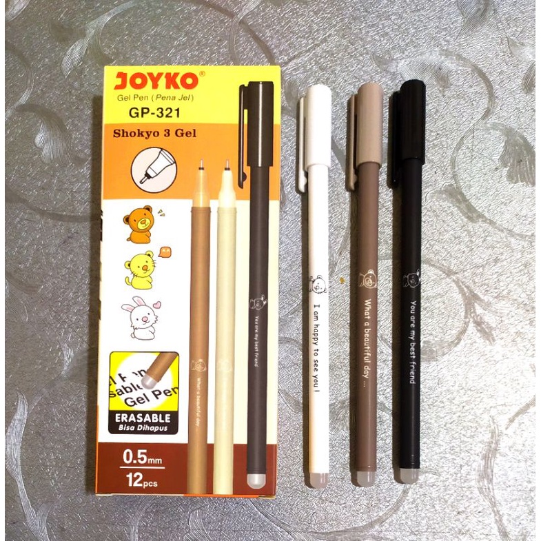 

Joyko Pulpen GP-321 0.5mm (Pulpen Bisa Hapus)