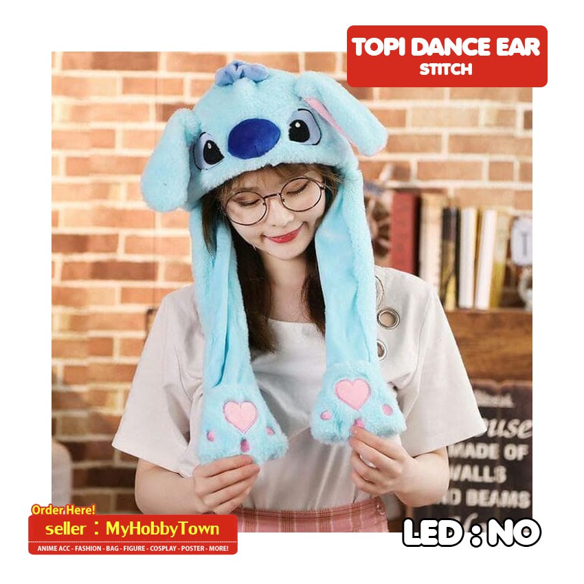 Topi Lilo and Stitch Moving Ear Korea