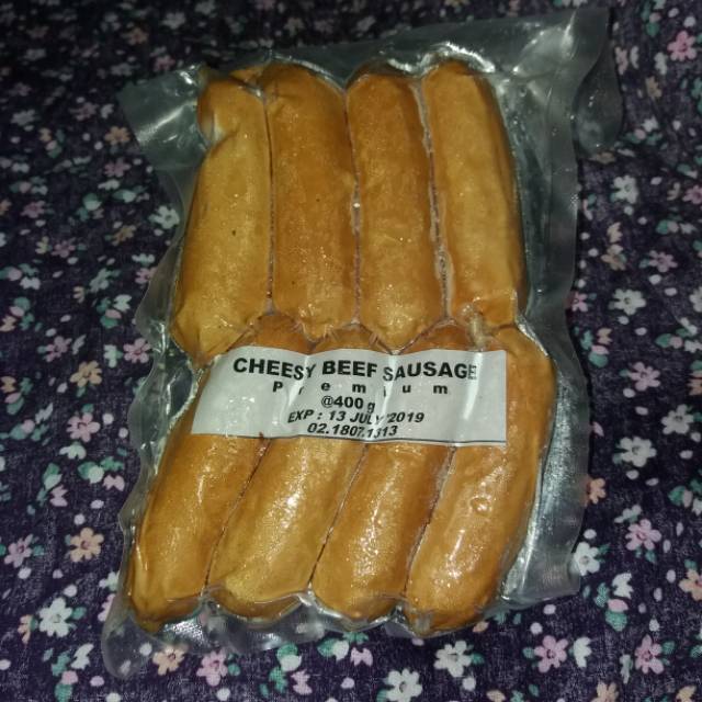 

Cheezy beef sausage 400gr