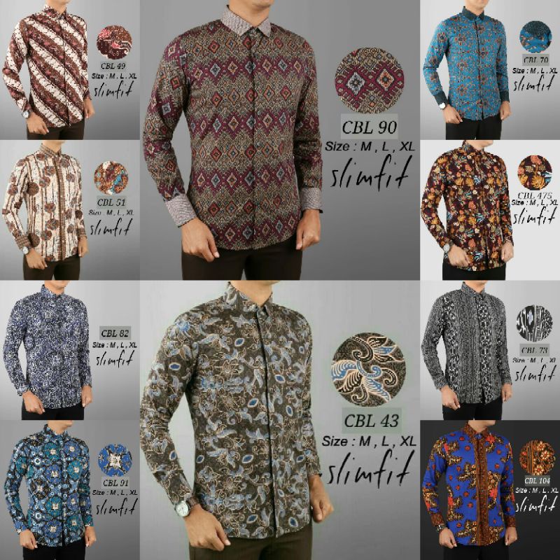 Hem Batik Pria Lengan Panjang Premium Colin Dion OnlyM