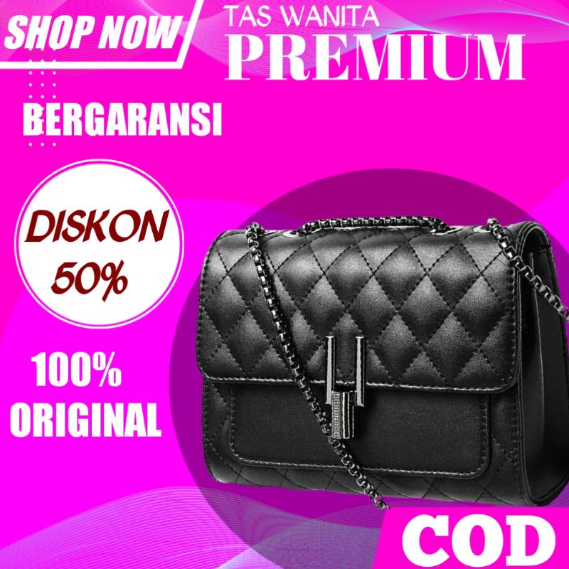 Az00699 Tas samping wanita tangan terbaru kekinian tenteng perempuan cangklong kecil premium mewah e