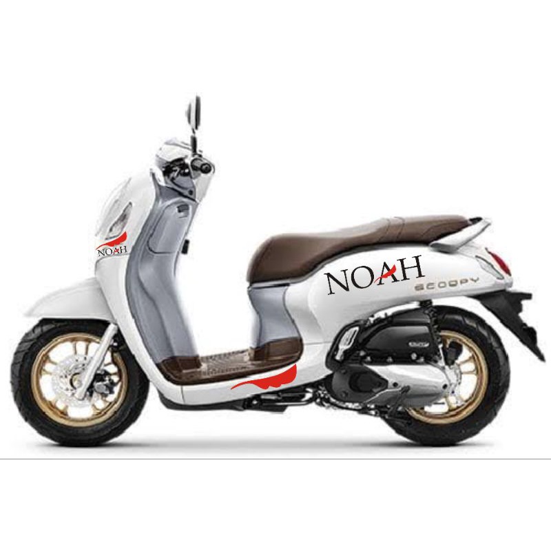 stiker motor sricker variasi noah scoopy baru,lama