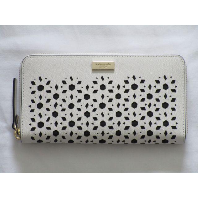 Dompet wanita Kate Spade Neda Newman Drive Leather Wallet in Cement WLRU4778 Wallet