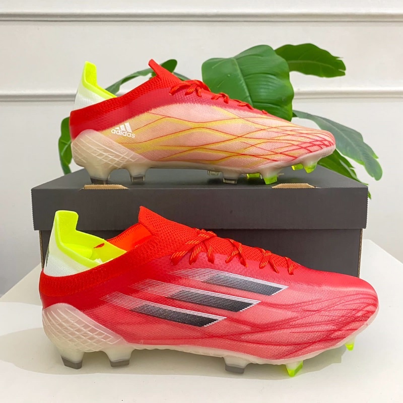 Sepatu Bola Adidas X Speedflow White Red FG