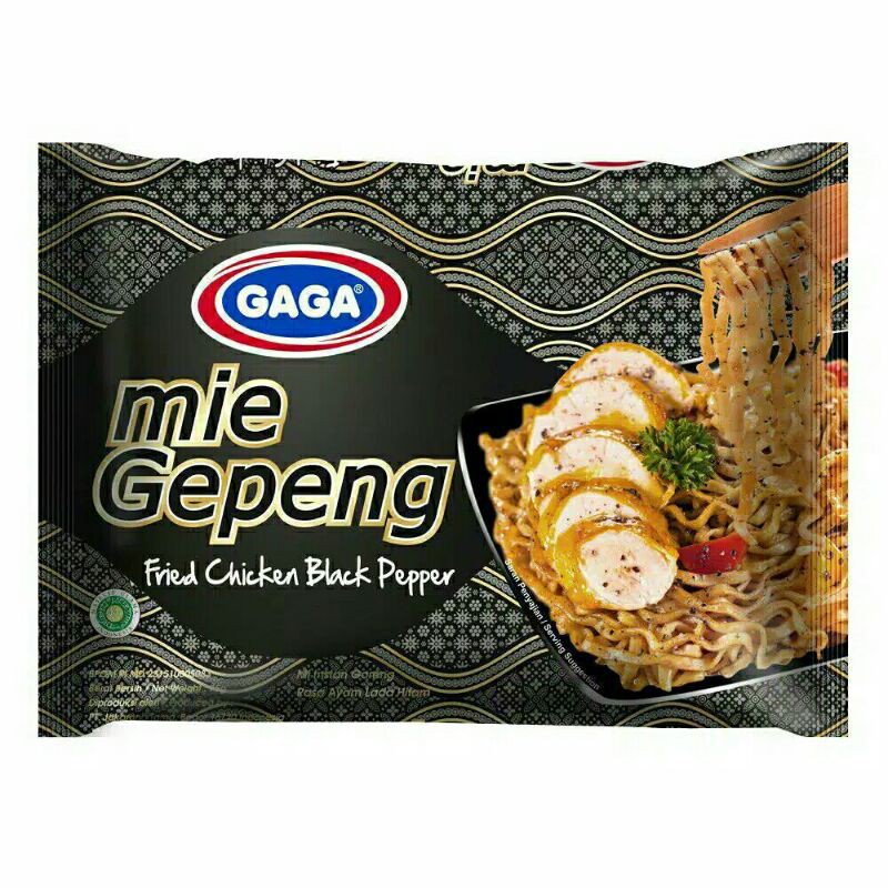 

GAGA Mie Gepeng Goreng Ayam Lada Hitam 75 gr