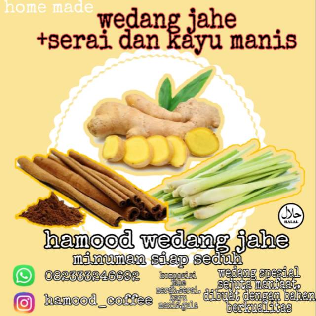

Wedang jahe bubuk siap minum