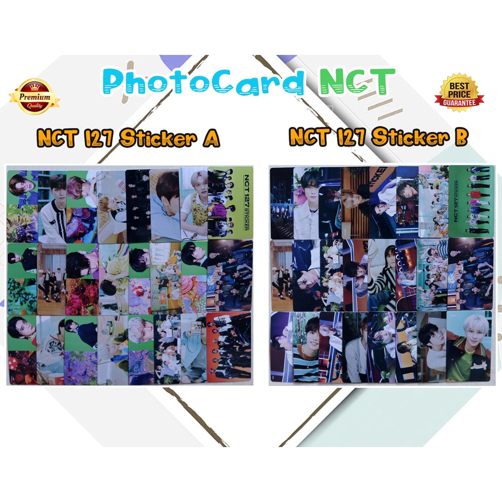 Jual Photocard NCT 127 Sticker 2021 Isi 25 pcs UnOfficial Indonesia ...