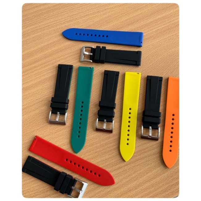 Strap Tali Jam Tangan Silicon quik release 6 combinasi warna