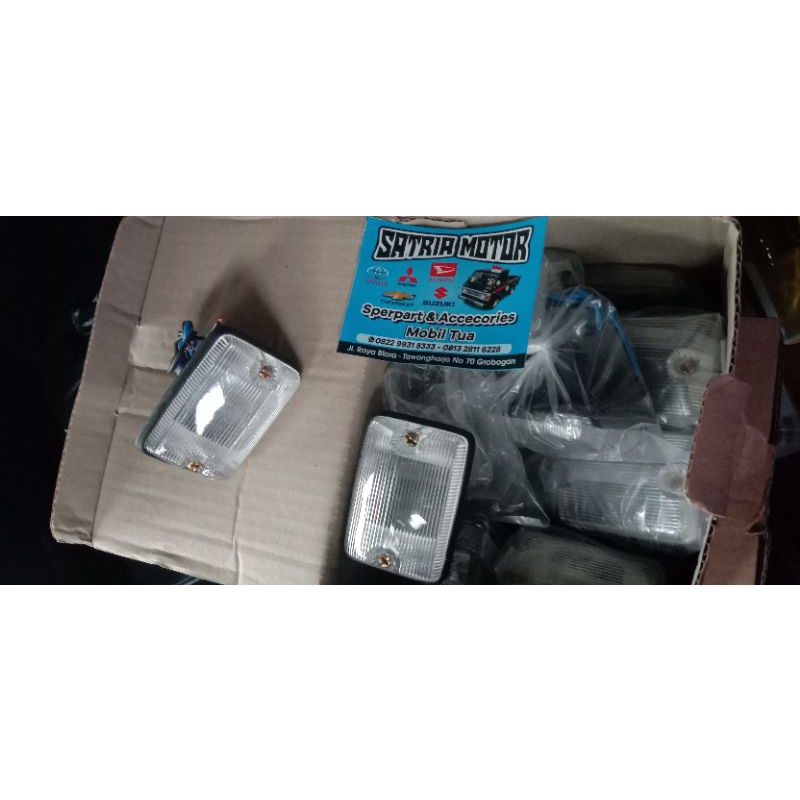 sen samping set Hijet 1000 s75 lampu reting samping pilar Hijet 1000 s75 clear putih kristal