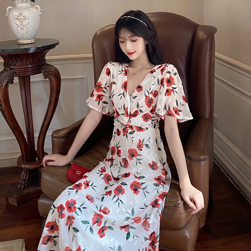 Baju Korea Long Dress Kekinian