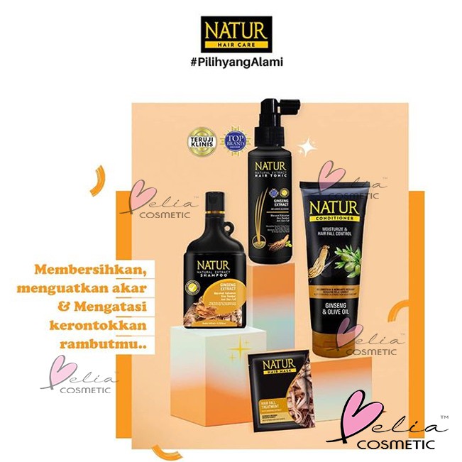 ❤ BELIA ❤ NATUR Hair Care Series | Shampoo, Conditioner, Hair Tonic, Hair Recovery Serum