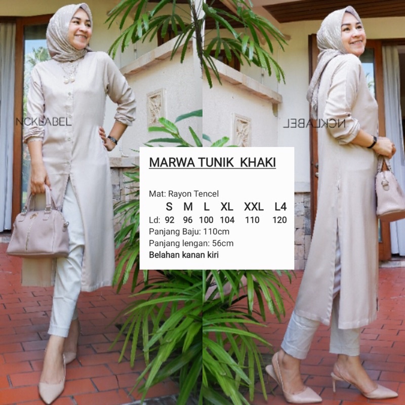 TUNIK Lebaran Bahan Rayon Tencel Super Adem Terbaru dari NCK Label dijamin Original Ready Stock