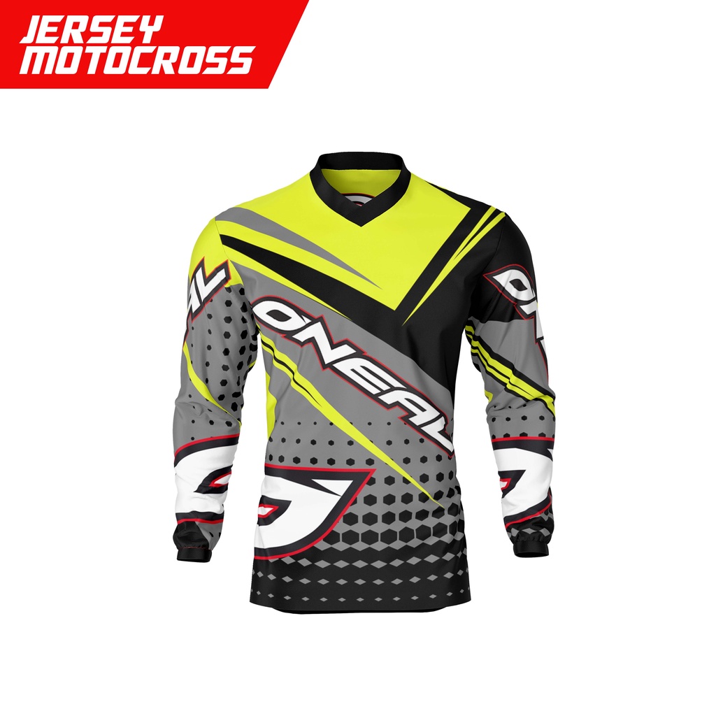 JERSEY RACING MOTOR CROSS LONG SLEEVE MOTOCROSS LENGAN PANJANG SERIES 1