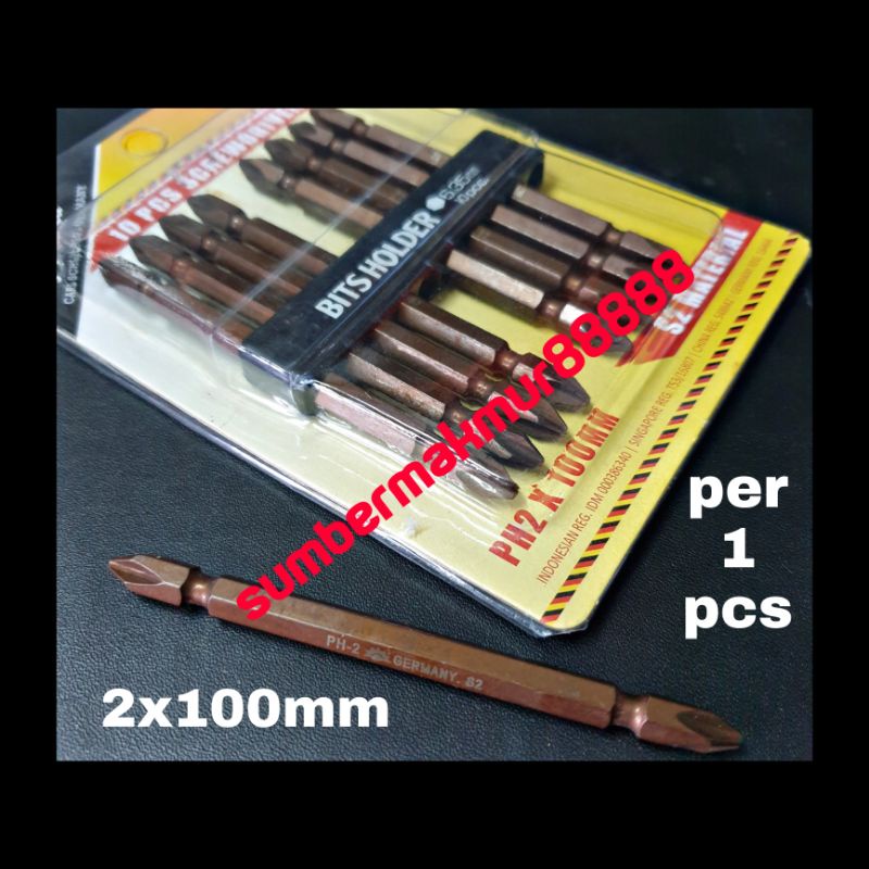 Mata obeng angin tjap mata 2x100 mm