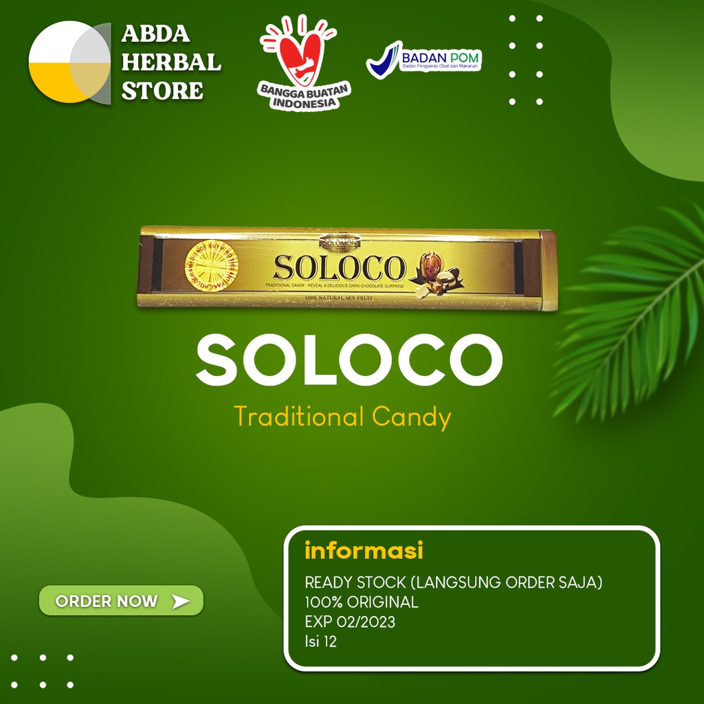 SOLOCO | PERMEN ORIGINAL | BERHOLOGRAM SOLOCO PERMEN STAMINA PRIA