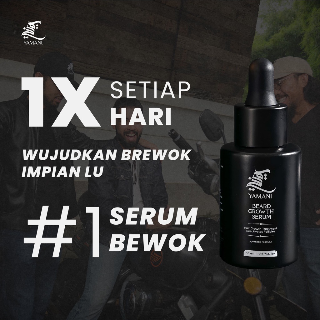 Yamani Beard Growth Serum - Penumbuh Brewok Anti Ribet