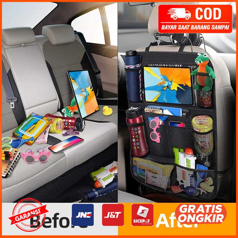 Tas Gantung Kursi Mobil Backseat Organizer Touch Screen - Kz031