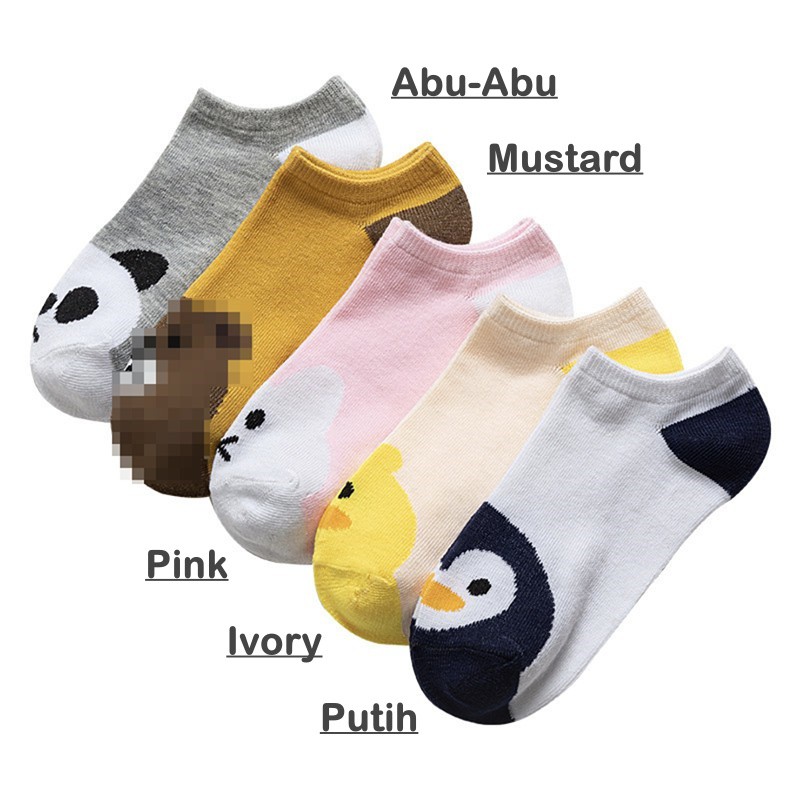 MURMURE.ID | KAOS KAKI FASHION ANKLE SOCK MOTIF KUCING CAT HEWAN LUCU MURAH IMPORT CS012 CS027-HEWAN LUCU