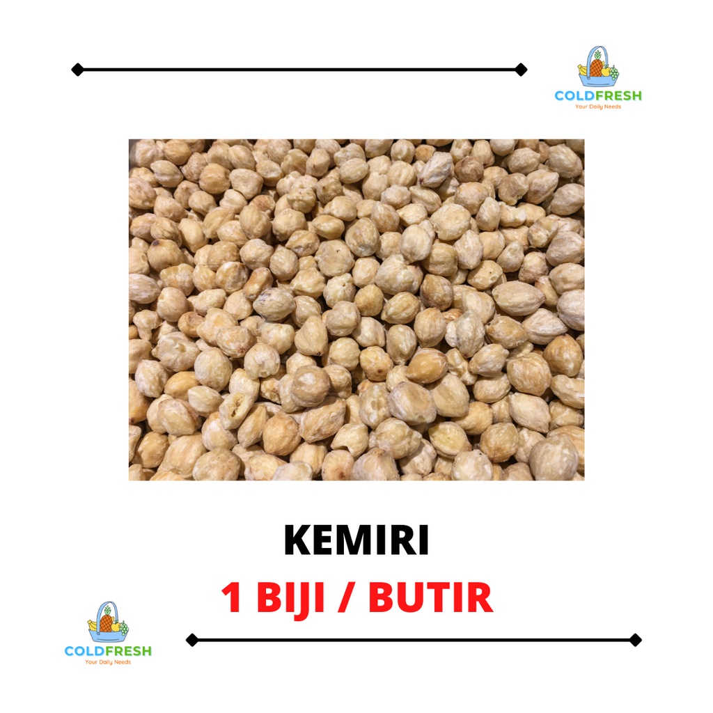 

KEMIRI BIJI PREMIUM (MEDAN) 1 BUTIR / BIJI