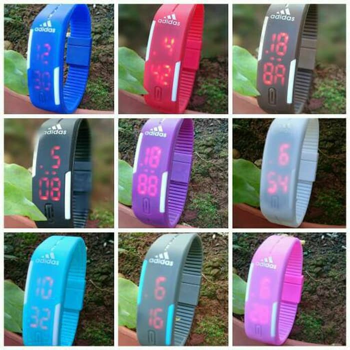 jam tangan led (nike- puma- adidas)