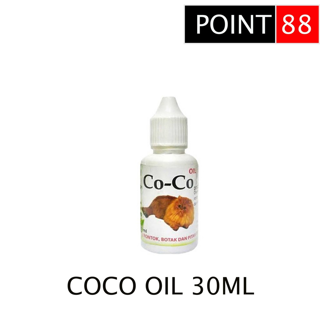 Obat COCO OIL 30ml Anti Bulu Rontok, Botak, Pitak Kucing