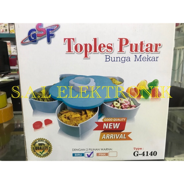 Toples Kue Model Bunga GSF-Putar