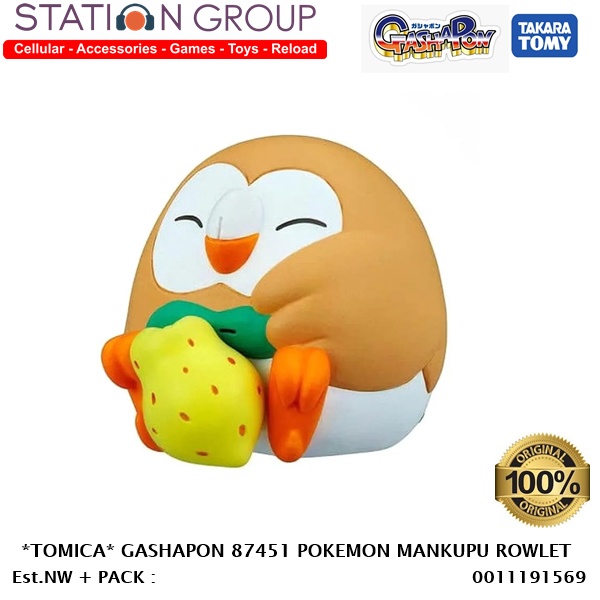 TOMICA GASHAPON 87451 POKEMON MANKUPU ROWLET - ACTION FIGURE