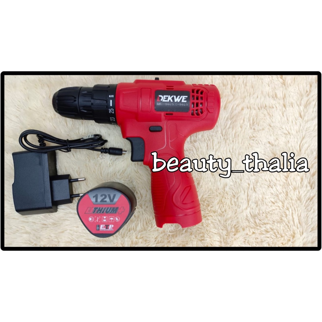 Mesin Bor /Cordless DEKWE 12V-single