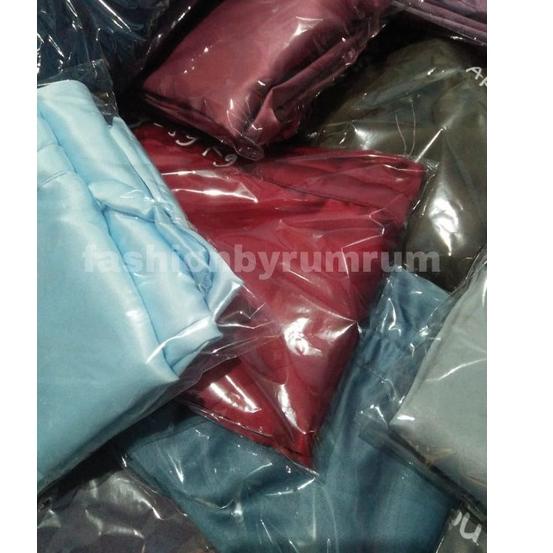 (HARGA SPESIAL) Rok serut satin | Rok satin Korean look  | rok serut |serut samping | rok serut | ro