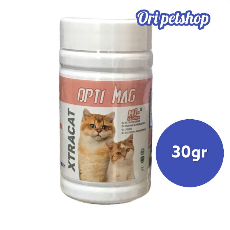 VITAMIN KUCING OPTI MAG OPTIMAG XTRACAT VITAMIN CALCIUM