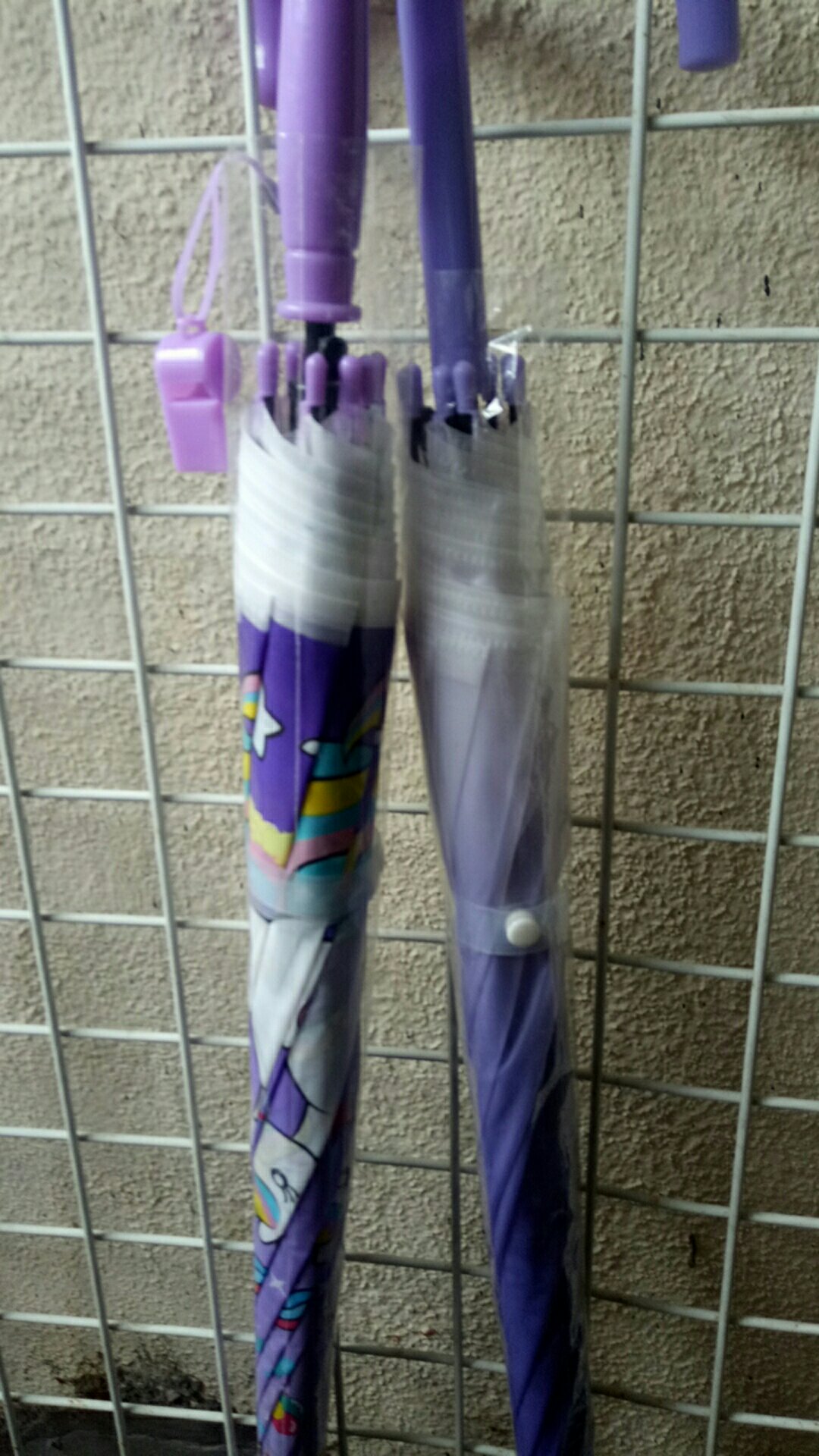 Tcs Payung Anak Unicorn / Pony / Plastik / Semi Transparan / Dof