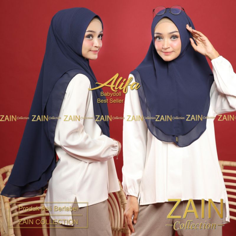 hijab Khimar Alifa by Zain ORI termurah