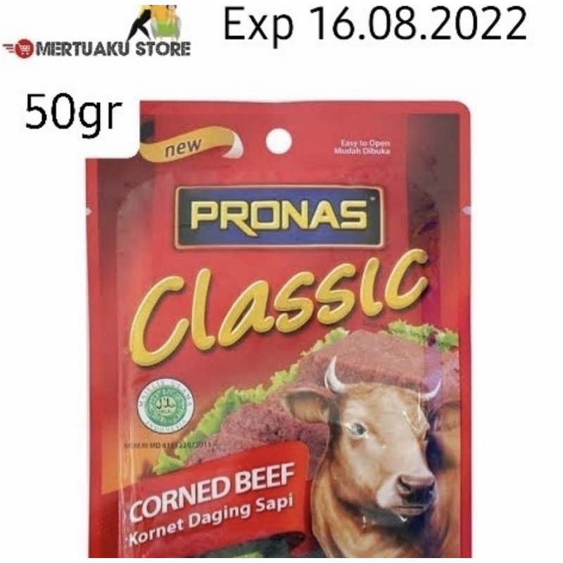 

PRONAS Classic Corned Beef (Kornet Daging)