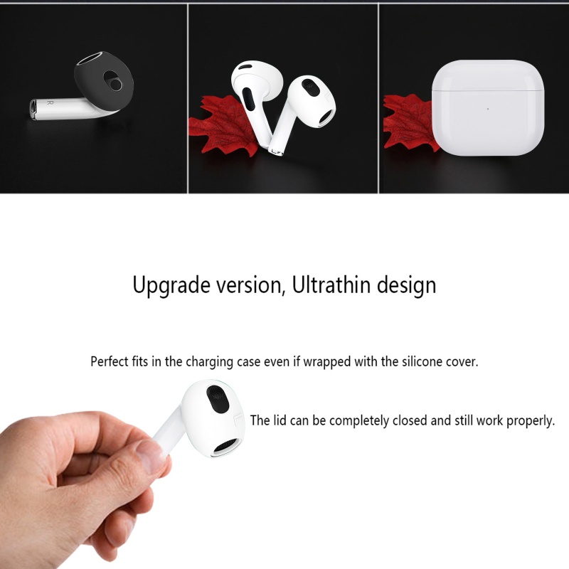 Bt Pengait Telinga Ringan Ear Bud Silikon Ear Buds Gels Eartips Untuk Airpod3