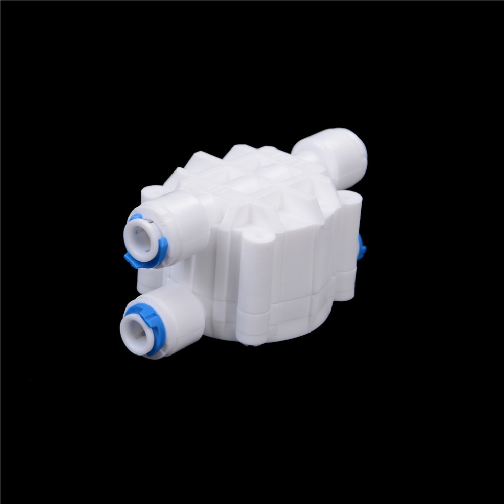 Gongjing1 Katup Auto Shut Off Port 4 Arah 1 / 4 &quot;Untuk Sistem Filter Air RO Reverse Osmosis