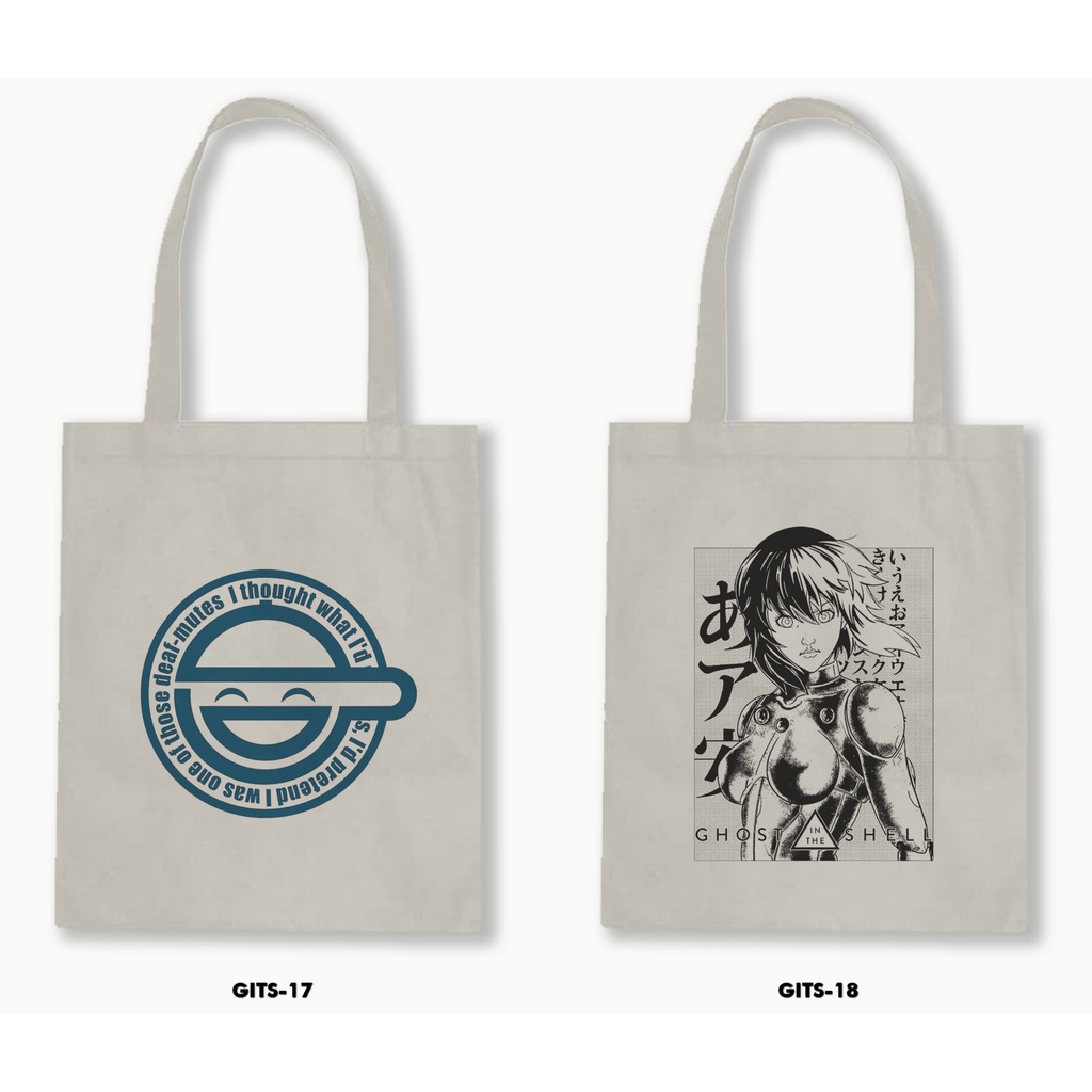 TOTE BAG BLACU - GHOST IN THE SHELL