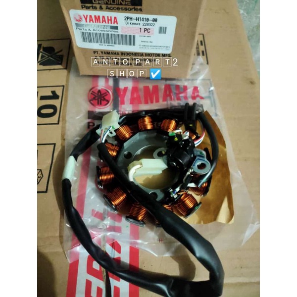 SPULL ASSY STATOR MAGNET YAMAHA MIO M3/SOUL GT 125 ASLI 2PH- H1410-00 ORIGINAL