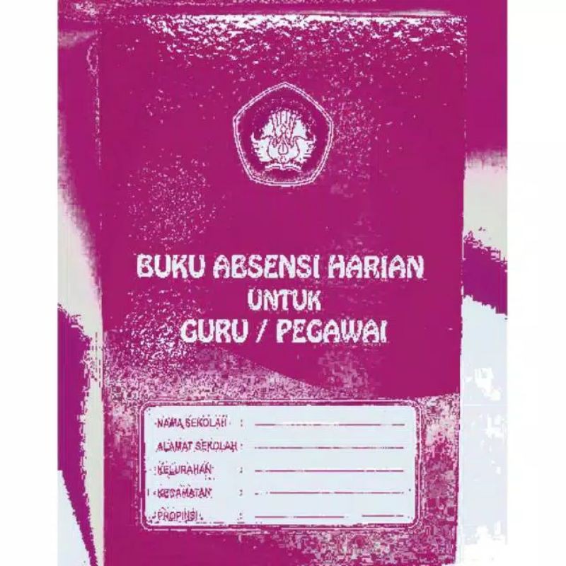 Buku Absensi Harian Untuk Guru Pegawai