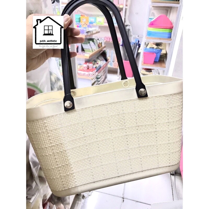 Tas belanja warna Putih