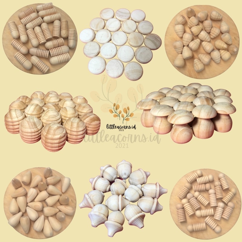 Loose parts / Loose Part / Mainan Loose Part / open ended mandala look alike