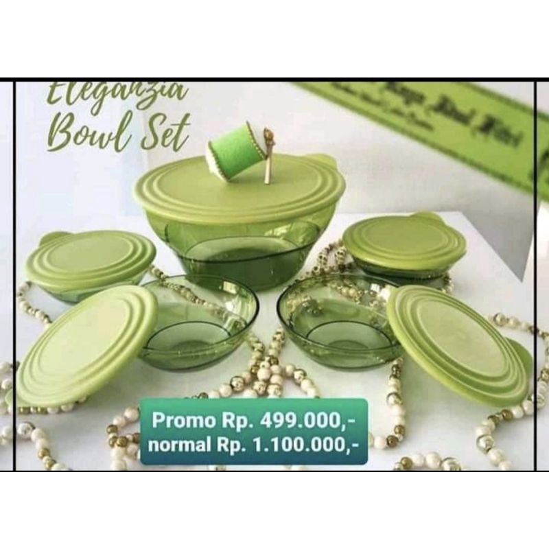 Eleganzia Bowl Set Tupperware