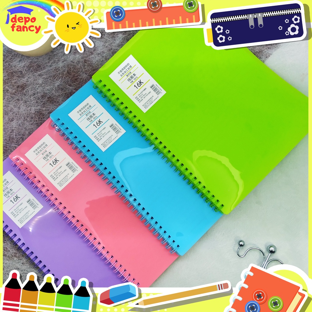 

Buku Spiral B5 B10110 Kertas Dalam Bewarna / Buku Tulis / Buku Catatan / Buku Harian / Buku Agenda / Buku Jurnal