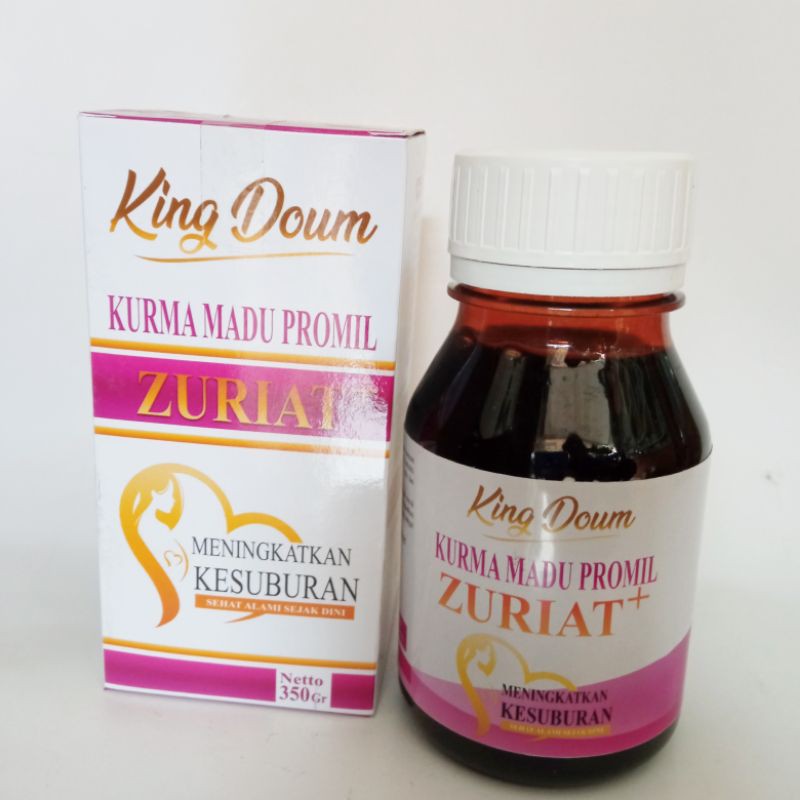 

KING DOUM madu mix kurma muda plus buah zuriat dan unsur herbal lainnya untuk membantu PROMIL