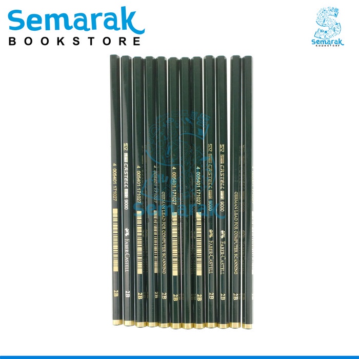 

Star Pensil Faber Castell 9000 2B [1 Pack / 12 Pcs] Trendi